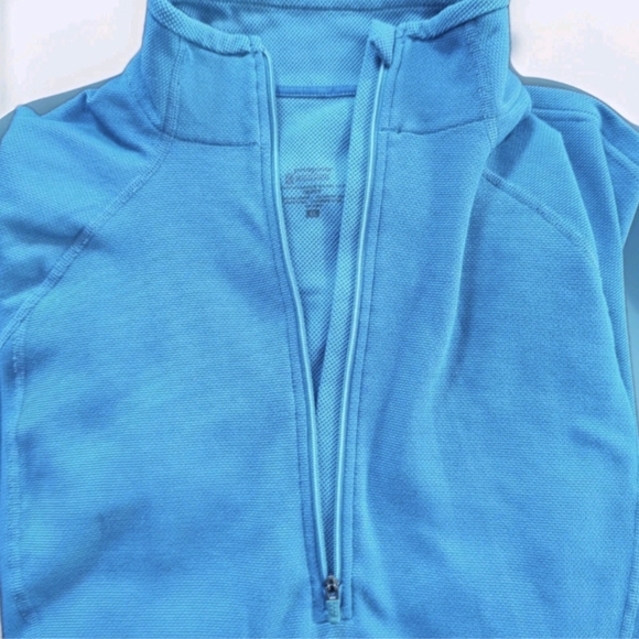 Patagonia Capilene 3‎ Top Womens Medium Blue Quarter Zip Mid Weight - Picture 3 of 11